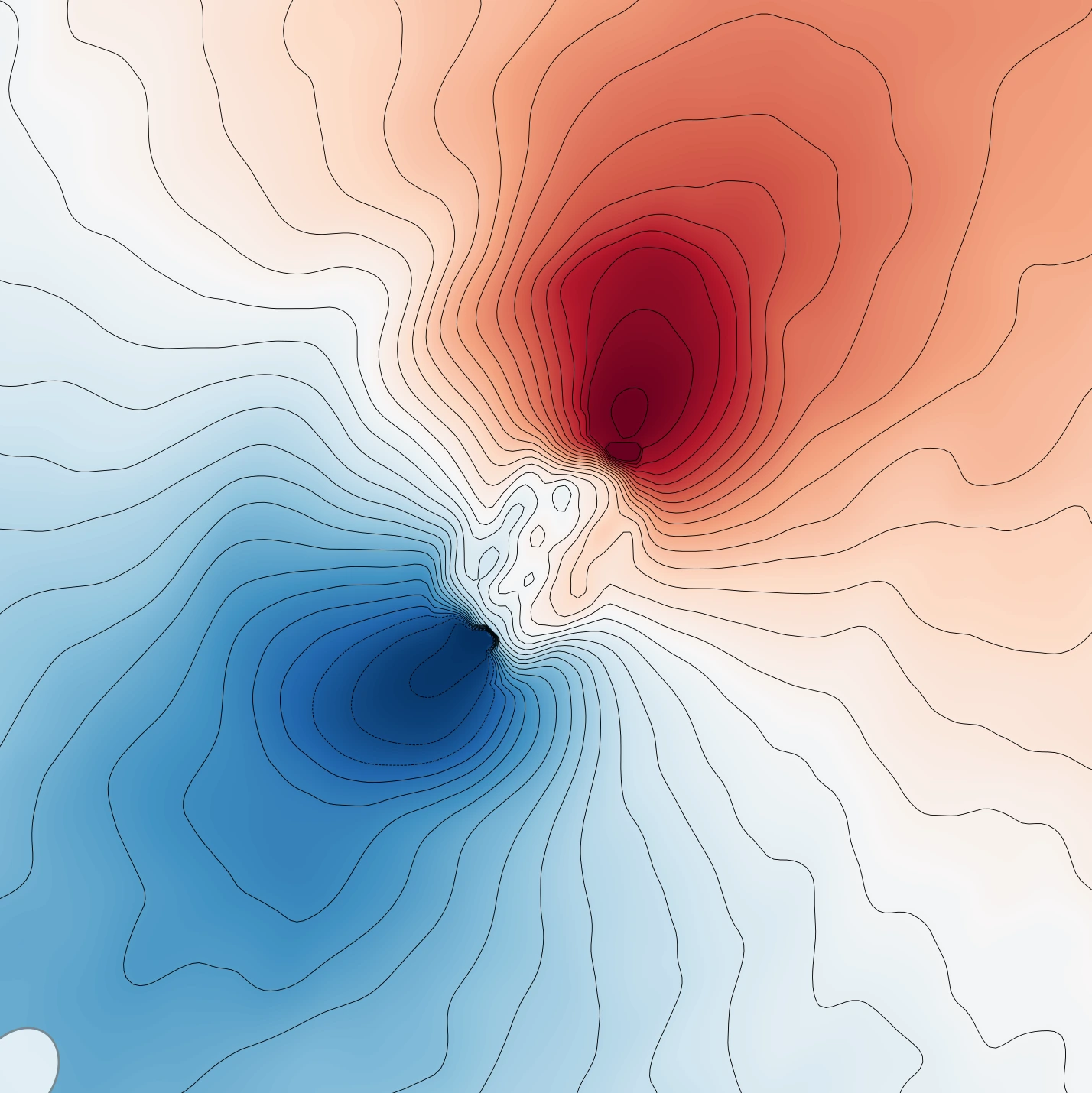 Velocity field of gas around HD 100546