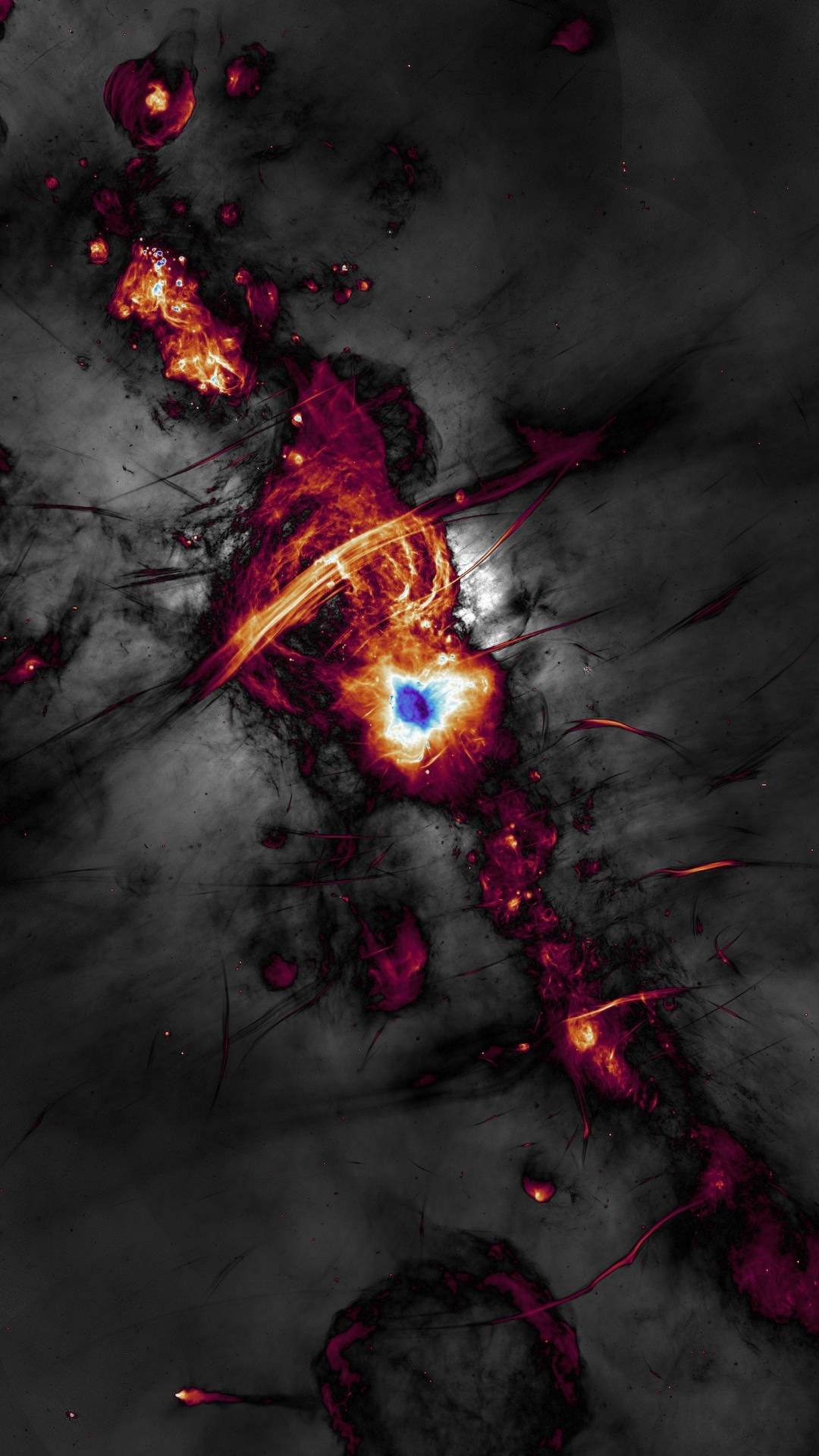 Nebulosa y formación estelar, imagen de portada del curso Introducción a la Astrofísica.