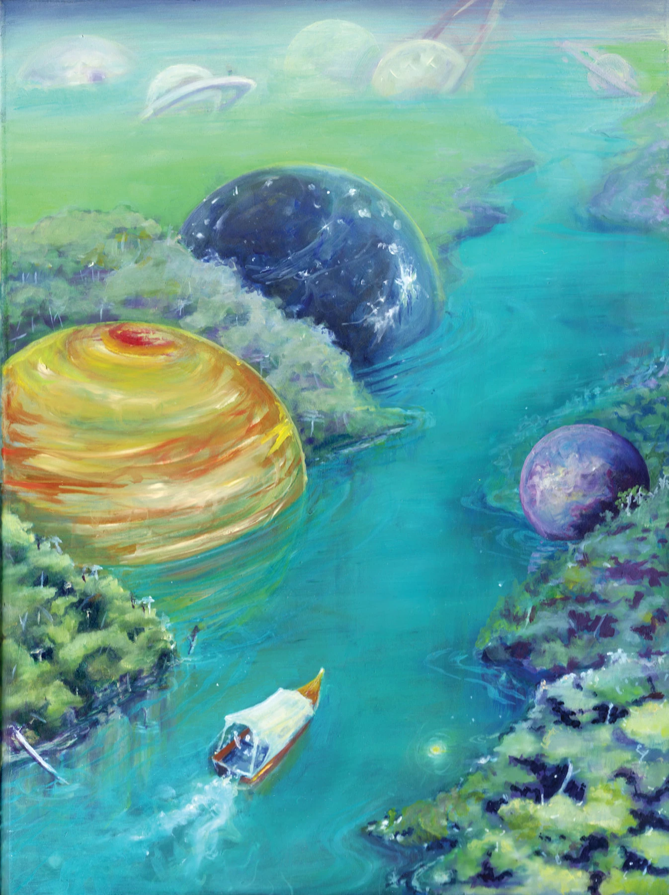 Illustration from Bitácora planetaria: Cazadores de Eclipses